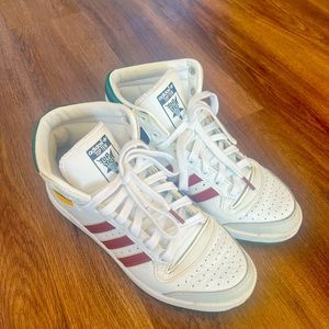Adidas Hightop White Sneakers